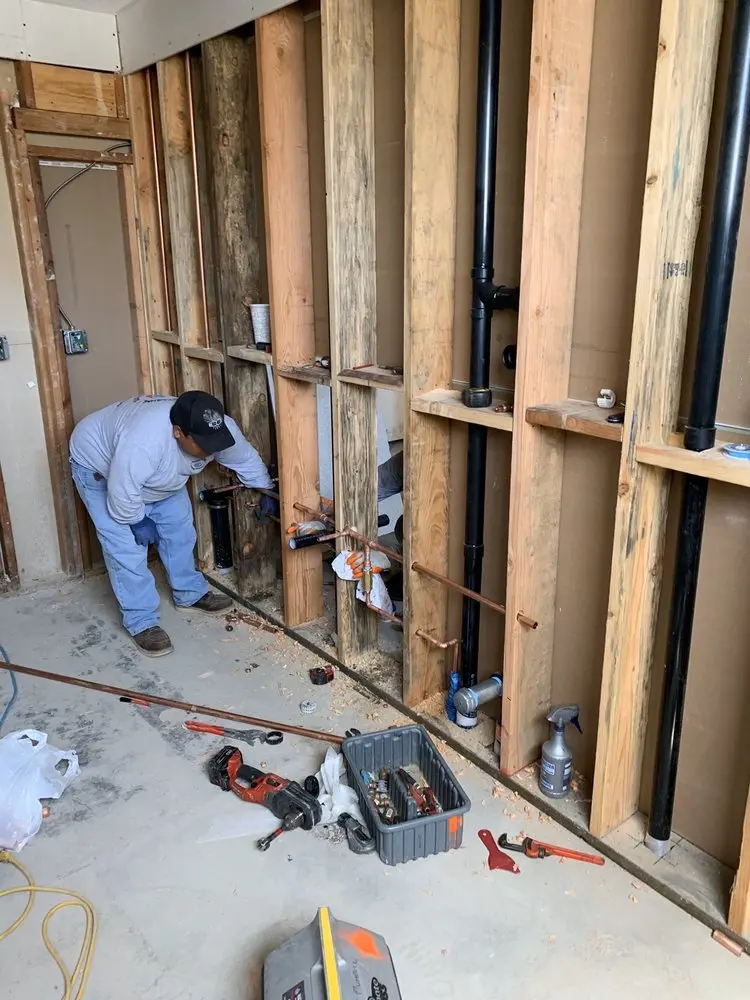 Commercial rough-in plumbing for Water Heater Replacement in Maypearl